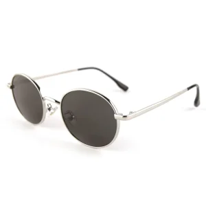 Metal Round Frame UV Protection Sunglasses for Women and Men CY 55001