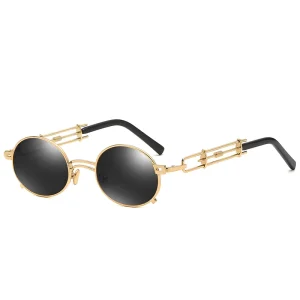 Metal Women Mens Vintage Retro Small Round Colorful Sun Glasses Sunglasses Uv400 Fashion Sunglasses Steampunk Sunglasses Unisex