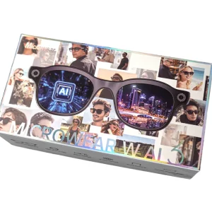 Microwear AI3 Smart Sunglasses 8MP Camera Real Time Translation ENC Dual Mic Eyewear 4K HD Video Recording AI Smart Glasses