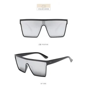 Millionaire Square Frame Sunglasses for Men and Women