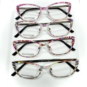 Mixed Factory Direct Metal Full-Rim Cat-Eye Spectacle Frames Assorted Colors Unisex