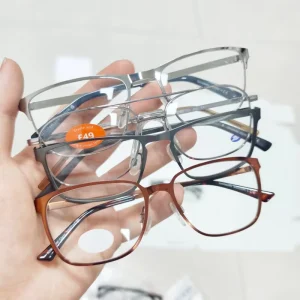 Mixed Lightweight Metal Optical Eyeglass Frames for Unisex Daily Wear