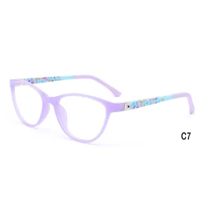 Mizilook RB5128 Girls Boys High Quality Fashion Cat Eye Optical Flexible Children Kids Eyeglasses Frames Tr90 Children Glass