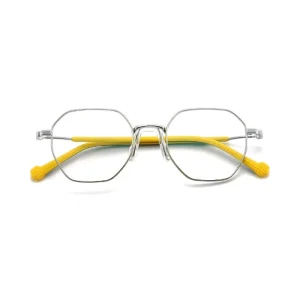 Model 22001F Children Glasses Metal Frame Eyeglasses Frames High Quality Vintage Retro Glasses Customize logo Kids Eyewear