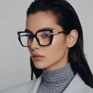 Model 2267 Oversized Cat-Eye TR90 Optical Eyeglass Frame