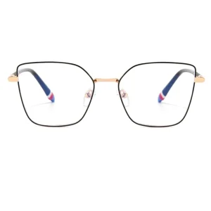 Model 29004 Cateye Metal Optical Frame Retro Eyeglasses