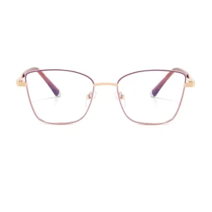 Model 29010 Retro Cateye Metal Optical Eyeglasses Frame