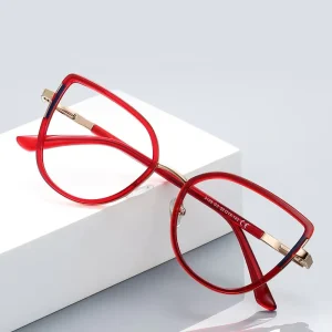 Model 3129 TR90 Cat-Eye Optical Frames Blue-Light Blocking Computer Glasses