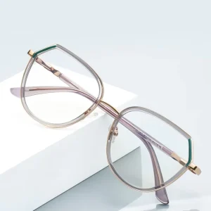 Model 3130 TR90 Metal Optical Frames Anti-Blue-Light Computer Glasses