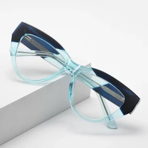 Model LS021 TR90 Cat-Eye Double-Color Myopia Optical Frames