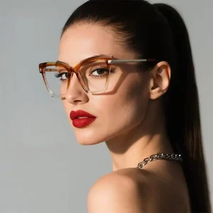 Model LS245 Cat Eye Optical Frame Women Custom Logo TR90 Eyeglasses Frame Ready Stock Frame for Myopia Optik Spectacle Kacamata