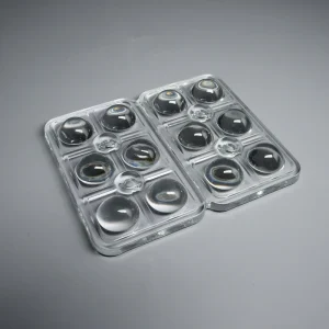 Modern Handblown Custom Size Prismatic Glass Lens Unbreakable For Outdoor Security Lighting Retrofit LED Wall packs
