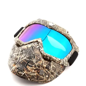 Moto Sports Sunglasses Polarized Mirror Lenses Men’s Motocross Goggles Motorcycle Safety Eyewear