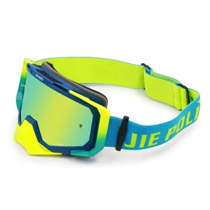 Motocross Bike Goggles Anti-fog Ventilation with Tear-offs for ATV Helmet and E-bike Riding