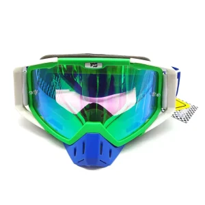 Motocross Goggles Dirt Bike ATV UTV MX Safety PC Lenses UV Protection for Adults