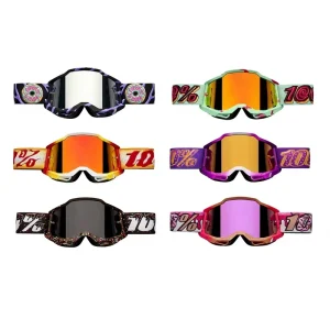 Motocross Goggles Full-frame TPU Donut-style Outdoor Cycling Skiing MX Wind Sand-proof Eye Protection Interchangeable