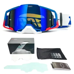Motocross Goggles Lightweight Windproof MX Goggles for Dirt Bike Motorcycle and Off Road Sports Eyewear