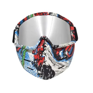 Motocross Goggles UV400 Protection MotoSports Sunglasses Polarized Mirror Lens Mens Motorcycle Helmet Safety Eyewear Custom Logo