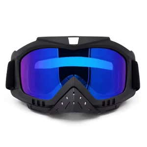 Motocross Goggles UV400 Protection Windproof Mirror Polarized Lens Motorcycle Helmet Safety Eyewear