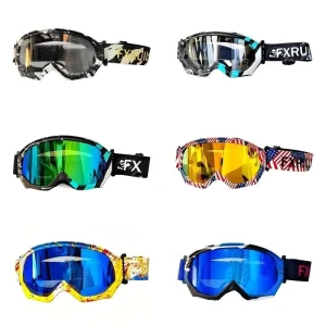 Motorcycle Goggles Motocross Dirt Bike Windproof ATV Dustproof Racing Goggles Scratch Resistant Protective Safety Glasses