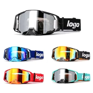 Motorcycle Goggles for Outdoor Off-road Riding Half Helmet Quick Detachable Goggles