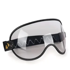 Motorcycle Helmet Visor Goggles Bubble Lens Retro Half Face Mask Windproof Adjustable Strap for Casco De Moto