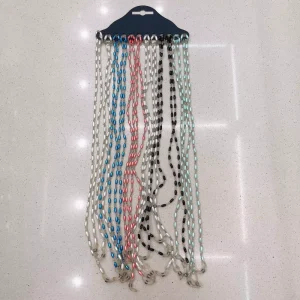 Multi-Color Pearl Necklace Sunglasses Cord Eyewear Chain