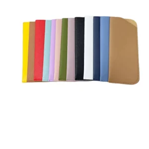 Multi-Purpose PU Eyeglass Bag with Cleaning Cloth for Eyewear Accessories