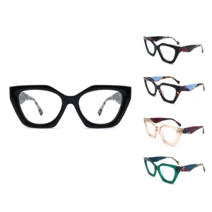 Multicolor Acetate Cat-Eye Optical Eyewear Frame