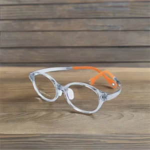 Multicolor Vintage TR90 Oval Eyeglasses for Children