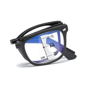 Multifocal Far and Near Dual-Use Progressive Reading Glasses Anti-Blue-Light for Men and Women