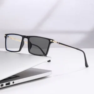 Multifocal Photochromic Anti Blue Light Reading Glasses for Men Women with High Definition Lenses