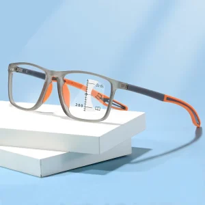 Multifocal Reading Glasses For Men Anti Blue Reading Glasses Men Business Fashion Reading Glasses Women Red UV400 TR90