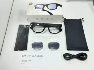 Multifunctional Smart Glasses 8MP Camera 8G Storage Wireless Audio Recording Translation Eyewear for Smart Home