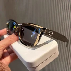 NYY Retro Cat Eye Sunglasses for Women UV400 Vintage Oval Sun Glasses Fashion Streetwear Shades