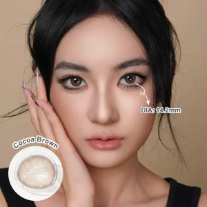 Natural Brown Colored Contact Lenses