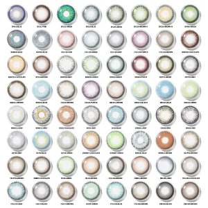 Natural Soft 3 Tone Daily Contact Lenses 38% Water Content 2 Pieces for Dark Eyes
