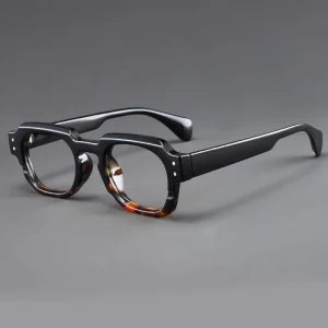 New Anti blue Light Full Rim Reading Glasses Women’s European American Fashion Square Frame Cross border HD Plain Face