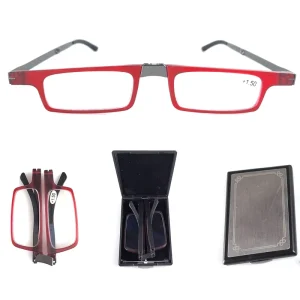 New Arrival Lightweight Unisex Blue Light Blocking Reading Glasses Foldable Presbyopic Glasses with Degree Transparent Lens