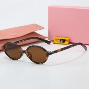 New Arrival MM Polarized UV400 Full Frame Oval Small frame Sunglasses Versatile Casual style Pair Women Cross border Fashion