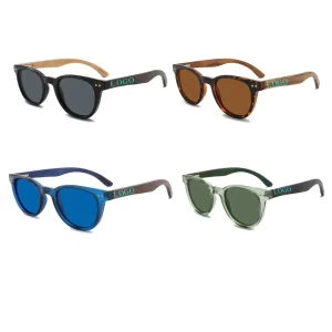 New Arrival Round Frame Fashion Design Sun Glasses Customized Luxury TAC Polarized Sunglasses