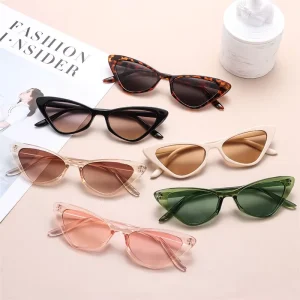New Cat Eye Sunglasses Small Frame Retro Sunglasses Uv400 Protection Eyewear Fashion Streetwear Eyewear