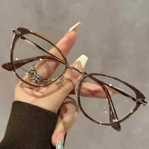 New Cat eye Glasses Myopia Anti blue Glasses Oval Frame Glasses Factory Ladies Sexy Reading Eyeglasses Frames