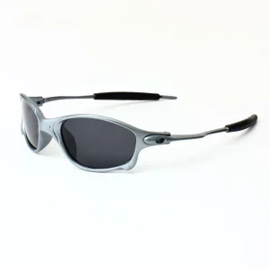New Classic Gold Metal Frame Polarized Sports Sunglasses for Men UV400 TAC Fashionable Logo Lens for Outdoor Riding Sun Glasses