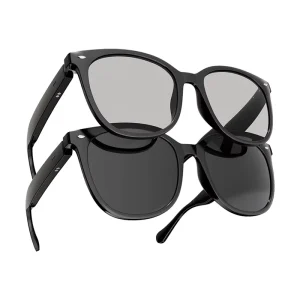 New DT H06 AI Smart Glasses Wireless Audio Sunglasses Real time Translation AI Voice Chat Interchangeable Frames