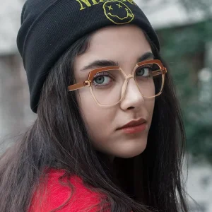 New Design Fashion TR90 Acetate Glasses Eyeglasses Frames Women Anti Blue Light Glasses