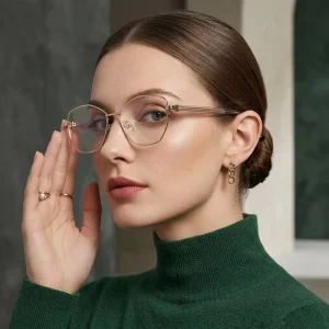 New Designer Fashion Metal Eyewear Reading Glasses Optical Frames Rectangle Style Fashionable Eyeglass Frame