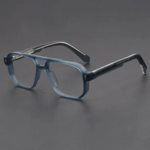 New Designer Men Optical Glass Eye Frames Brand Anti UV400 Classical Transparent Grey square Alloy Insert Monturas De Gafas