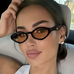 New European American Fashion Polygonal Stylish Sunglasses Small Frames UV400 Protection Street Style Unisex Trendy Influencer