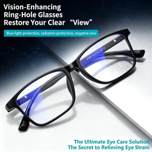 New Factory Customized OEM Aesthetic Negative Ion Eyewear Health Promoting Anti Blue Light UV Protection CE Certified Glasses